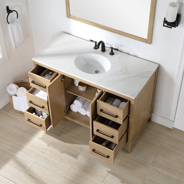 Mercury Row® Alsup 48'' Freestanding Single Bathroom Vanity with
